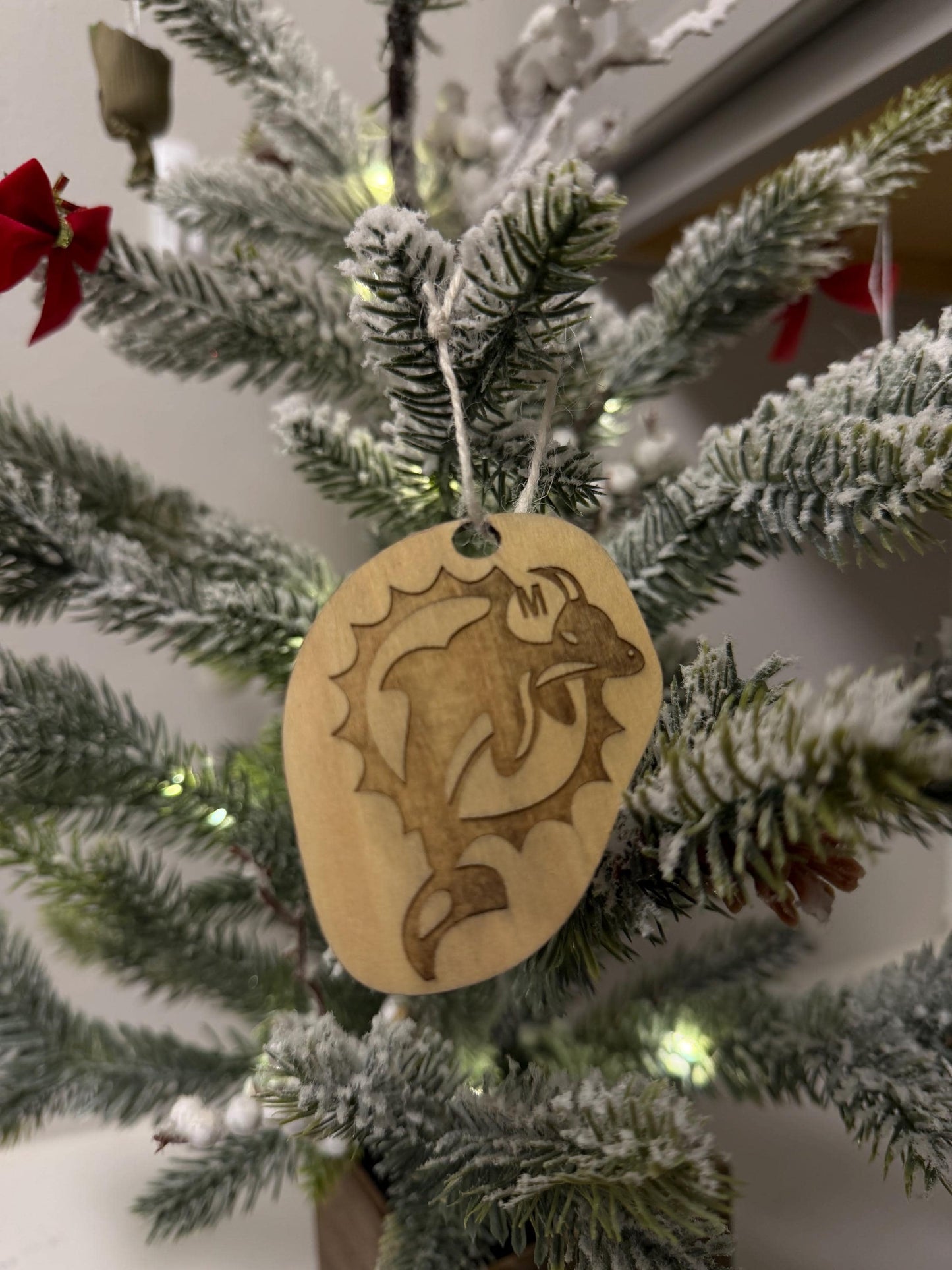 Engraved NFL Team Logo Ornament | Football Fan Gift