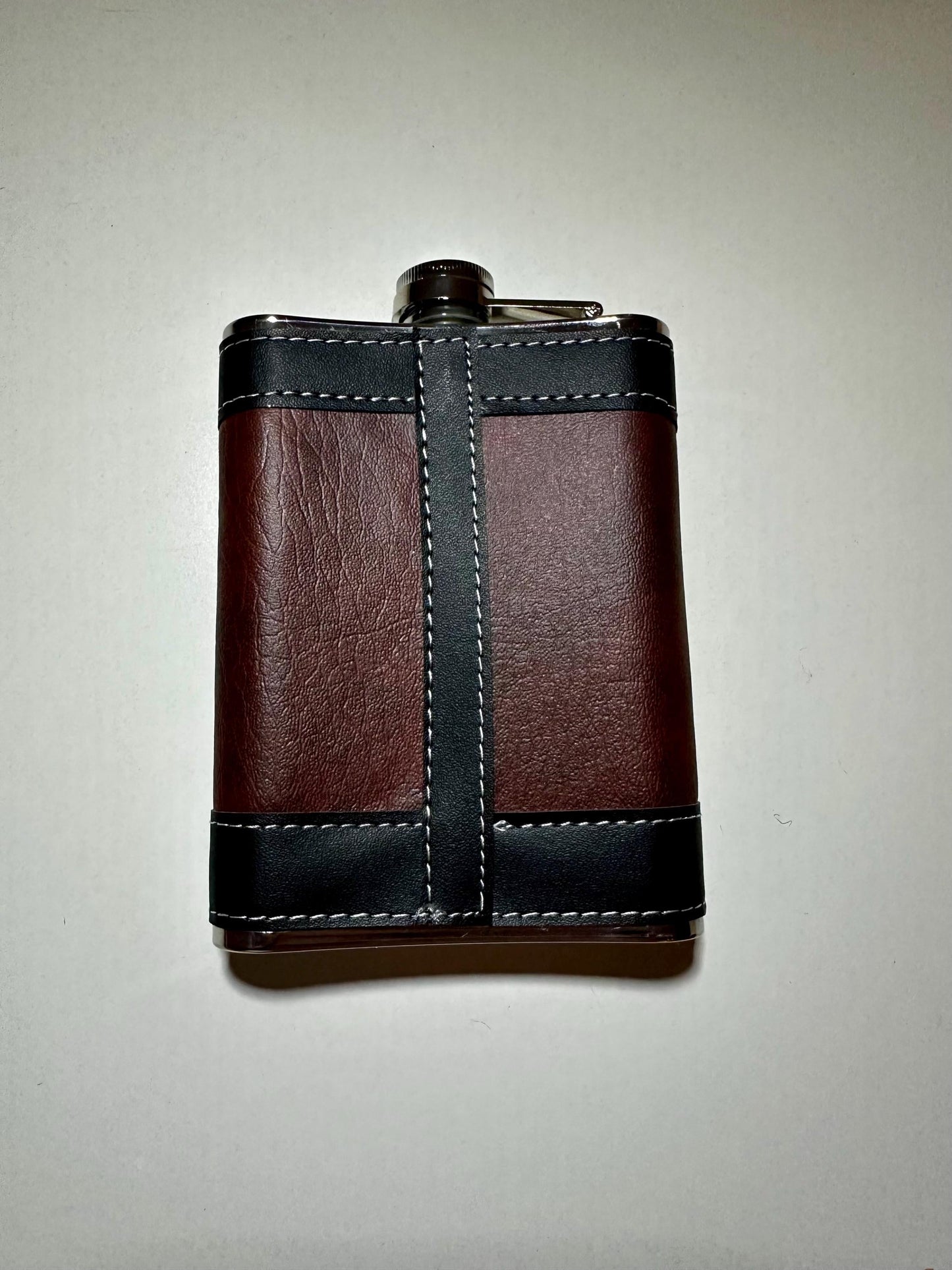 Personalized Leather Flask | Engraved Gift for Him