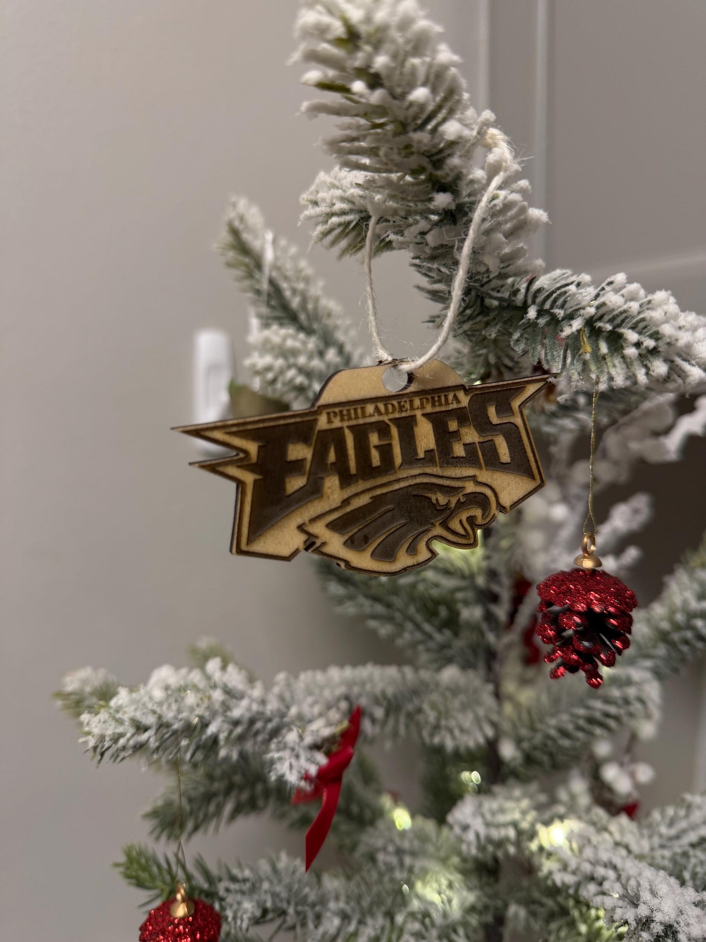 Engraved NFL Team Logo Ornament | Football Fan Gift
