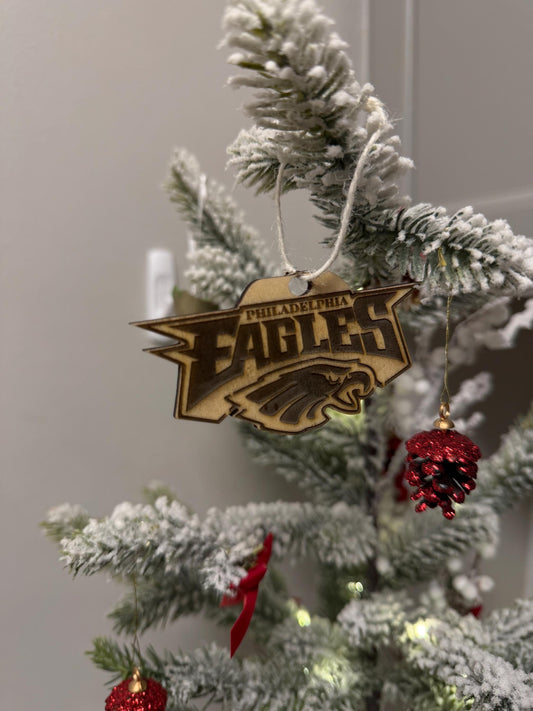 Engraved NFL Team Logo Ornament | Football Fan Gift
