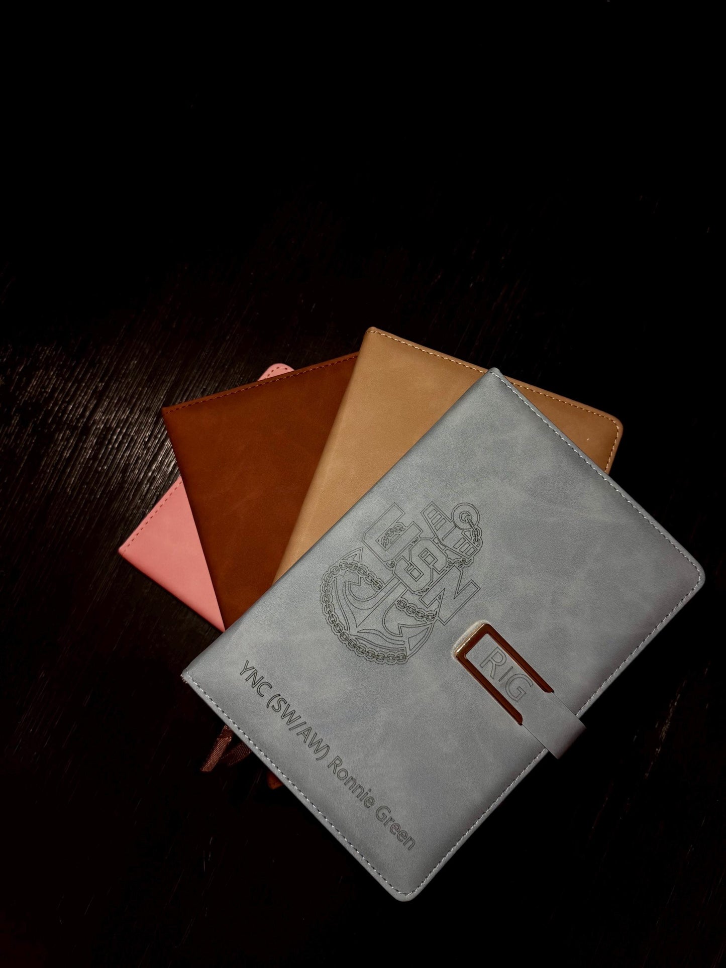 Personalized US Navy Journal: Laser Engraved Notebook