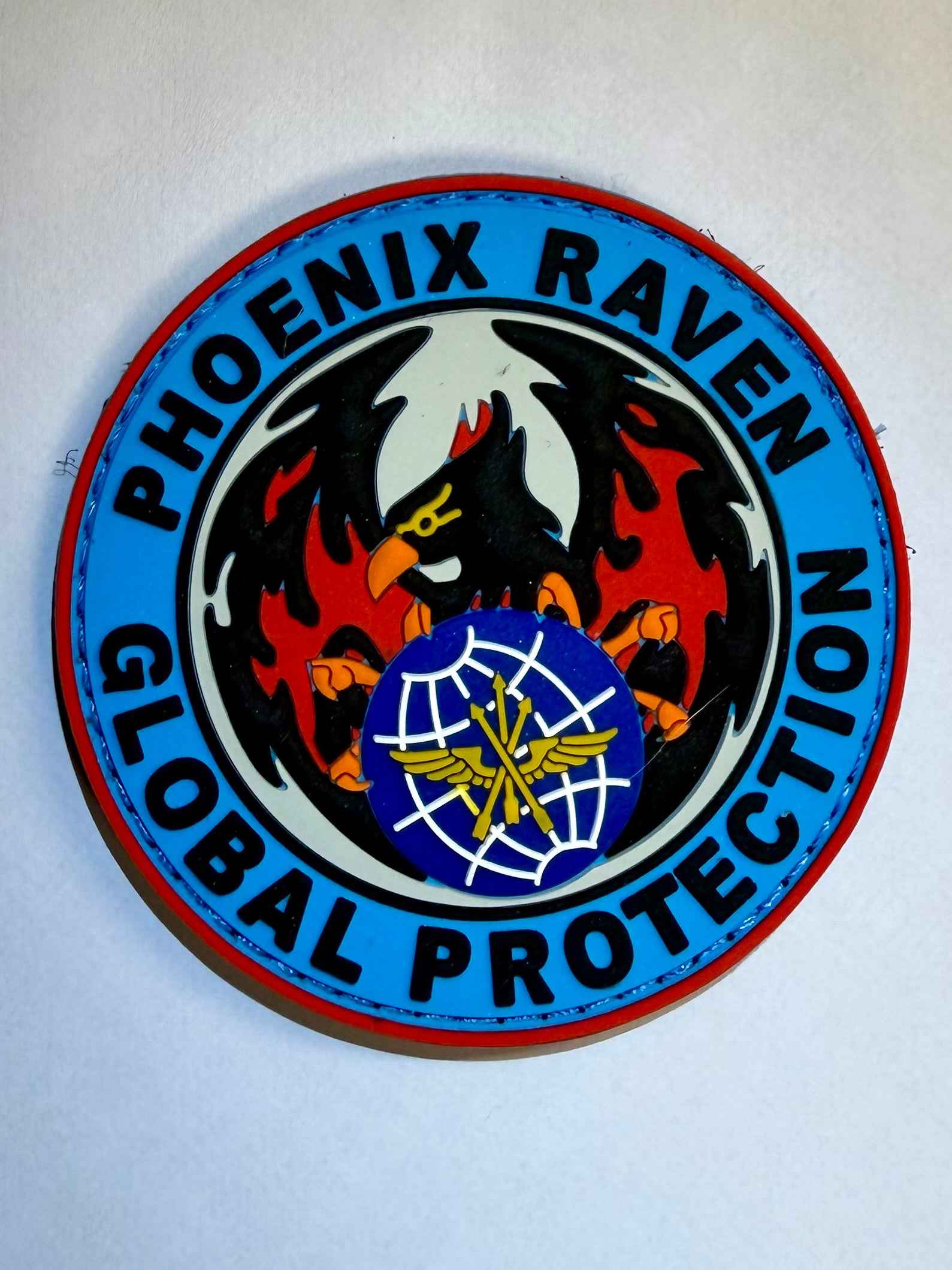 Phoenix Raven Embroidered Patch - 3.5in Full Color - Velcro Backing (Copy)